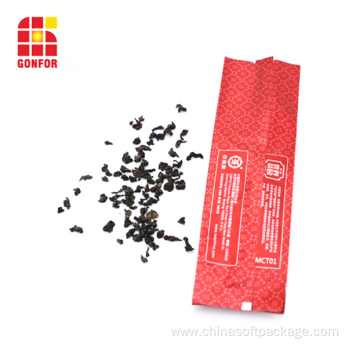 High Quality Printed Tea Bag side gusset pouch